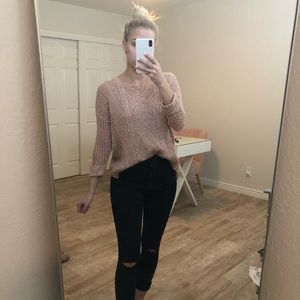 Madewell Marled Plaza Pullover Knit Sweater